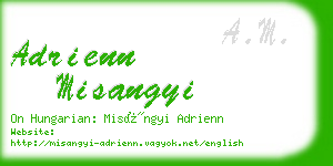 adrienn misangyi business card